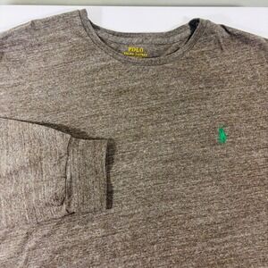 Polo Ralph Lauren‎ Brown Long Sleeve Crew Neck Shirt Men's  XXL
